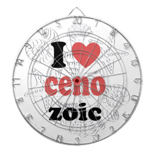 I love Cenozoic funny quote for scientists Dartboard