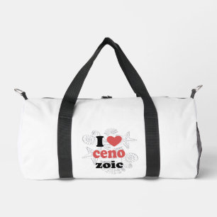 I love Cenozoic funny quote for scientists Duffle Bag