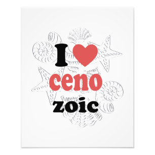 I love Cenozoic funny quote for scientists Photo Print