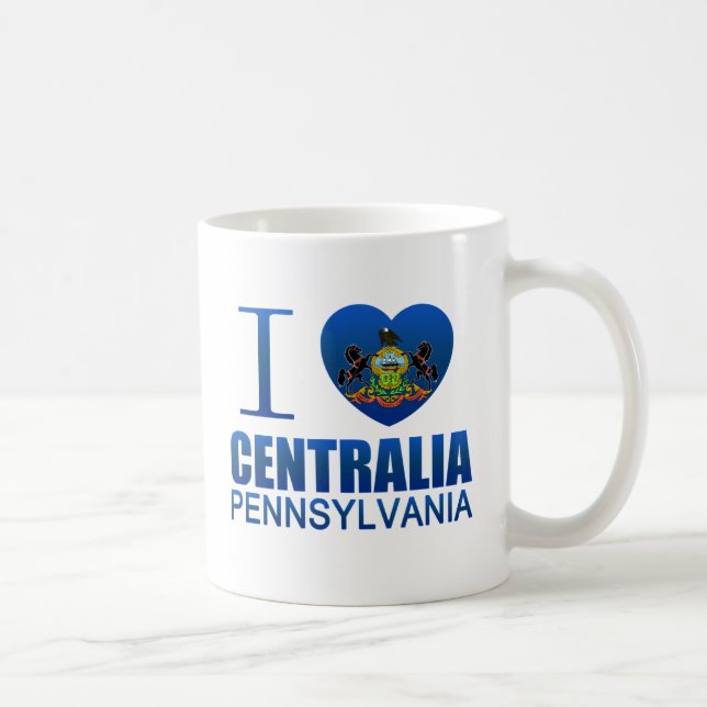 I Love Centralia, PA Coffee Mug (Right)