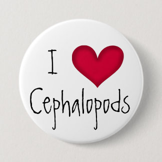 I Love Cephalopods Pin