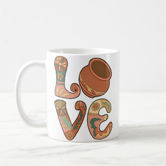 I Love Ceramics And Pottery Love Coffee Mug