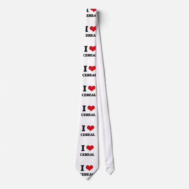 I Love Cereal Tie (Front)
