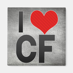 I Love CF Magnet