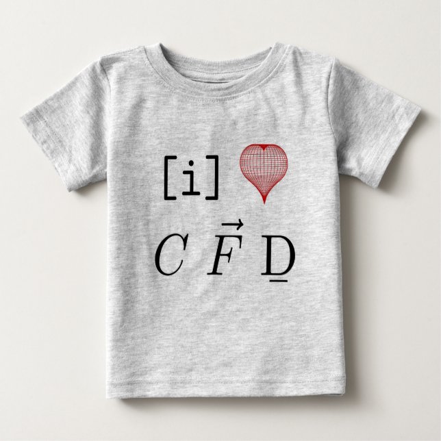 I love CFD Baby T-Shirt (Front)