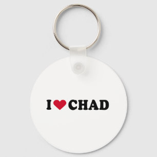 I LOVE CHAD KEY RING