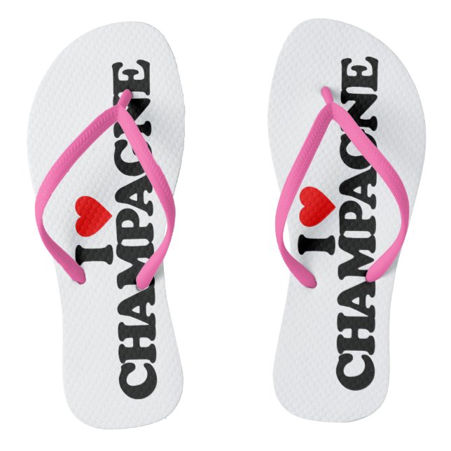 I LOVE CHAMPAGNE JANDALS (Footbed)