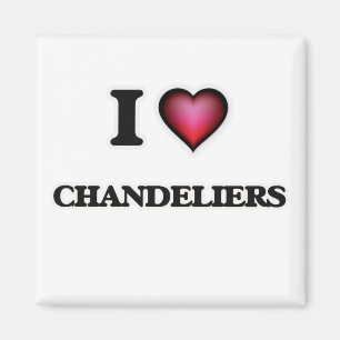 I love Chandeliers Magnet