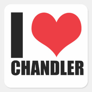 I love Chandler Square Sticker
