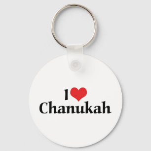 I Love Chanukah Keychain