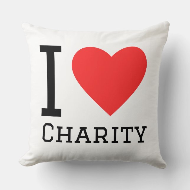 I love charity cushion (Front)