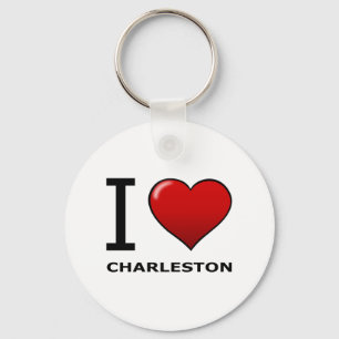 I LOVE CHARLESTON,SC - SOUTH CAROLINA KEY RING