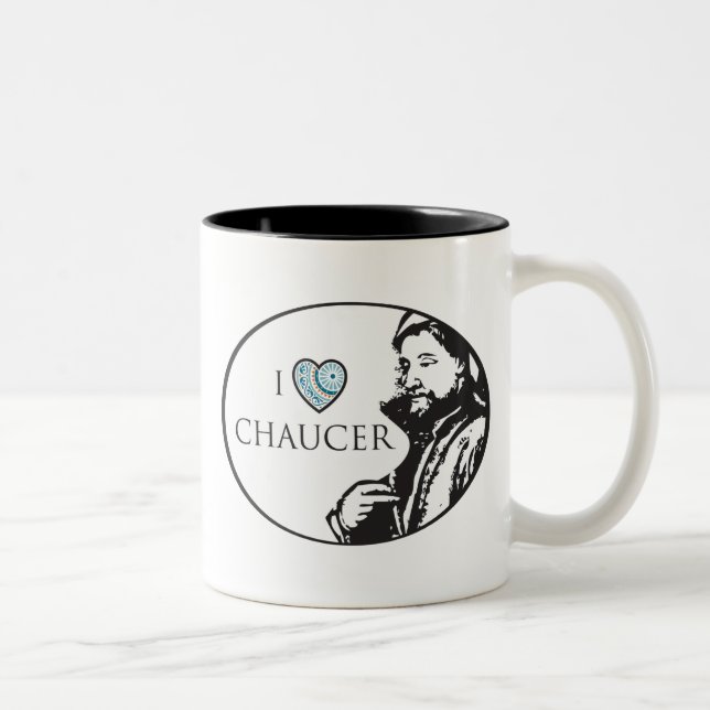 I Love Chaucer Mug (Right)