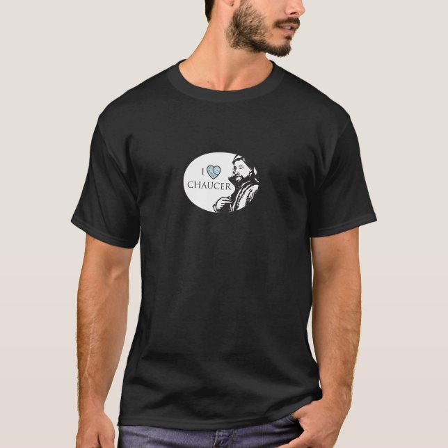 I Love Chaucer Women's Tshirt (Front)