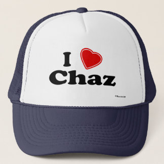 I Love Chaz Trucker Hat