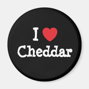 I love Cheddar heart T-Shirt Magnet
