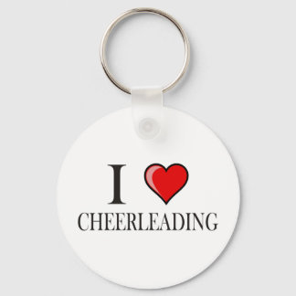 I love cheerleading key ring
