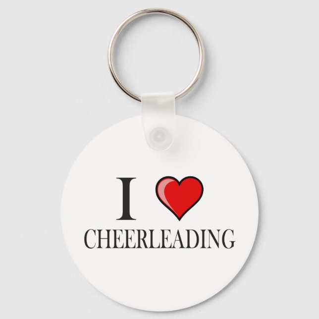 I love cheerleading key ring (Front)