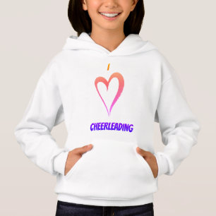 I Love Cheerleading - Kids Pullover Hoodie