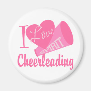 I Love Cheerleading Magnet