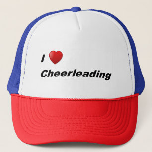I Love Cheerleading Trucker Hat