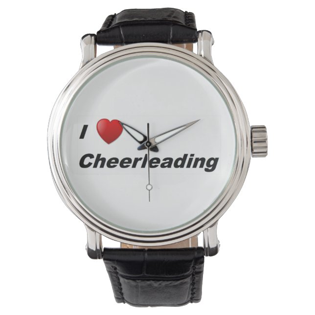 I Love Cheerleading Watch (Front)