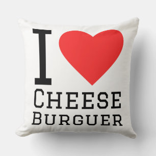 I love cheese burguer cushion
