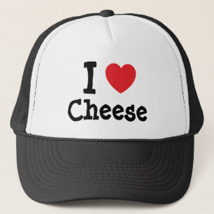 I love Cheese heart T-Shirt Trucker Hat