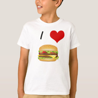 I Love Cheeseburger Child's Tshirt