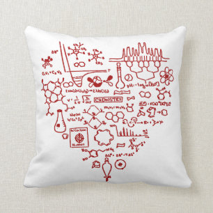 I Love Chemistry Chemist Gift Cushion
