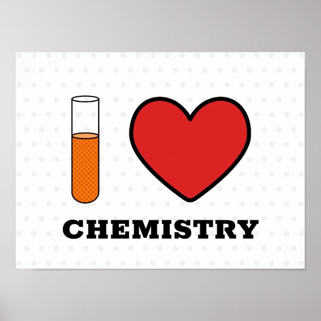 I Love Chemistry Poster (Front)