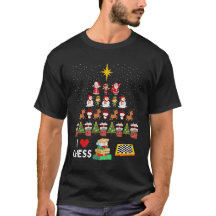 I Love Chess - Christmas Chess T-Shirt