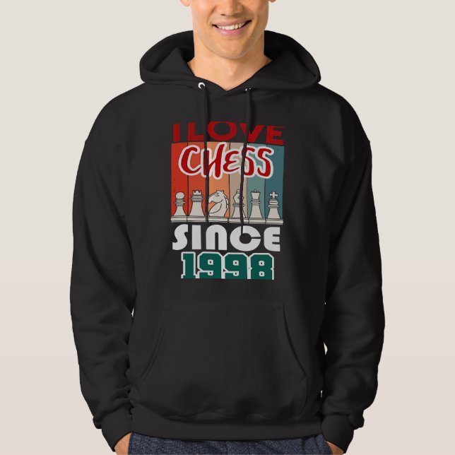I love chess since 1998 hoodie (Front)