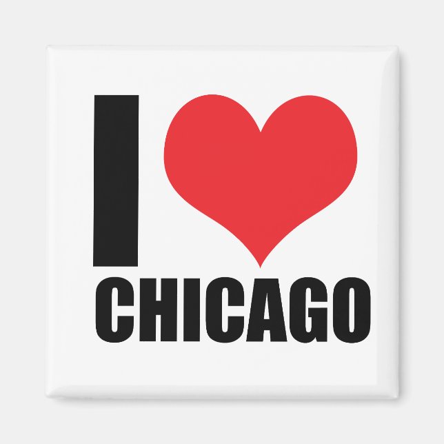 I love Chicago Magnet (Front)