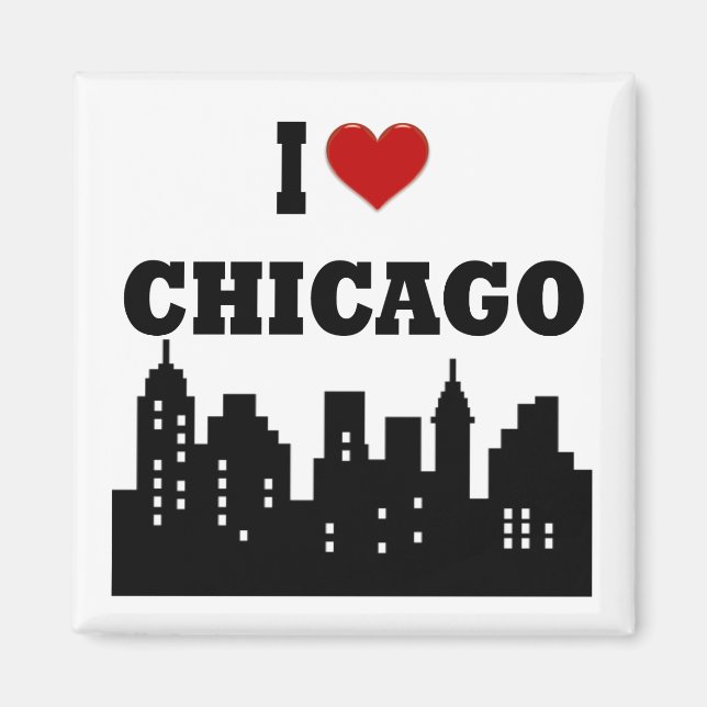 I Love Chicago Magnet (Front)