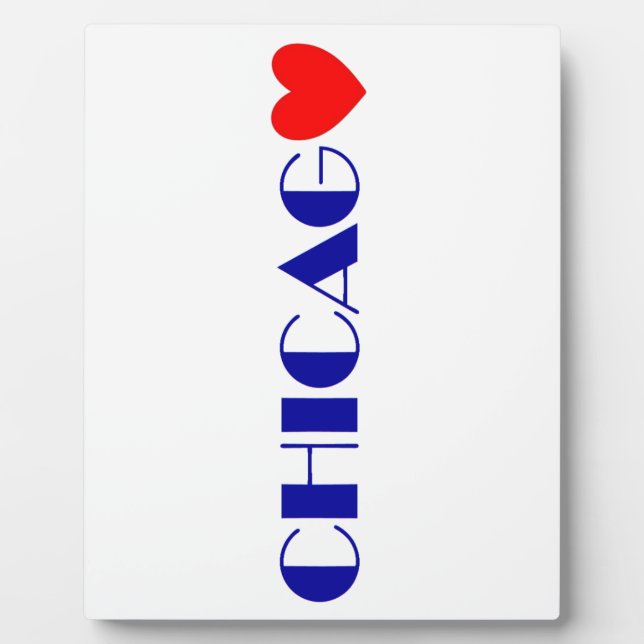 I love Chicago Plaque (Front)