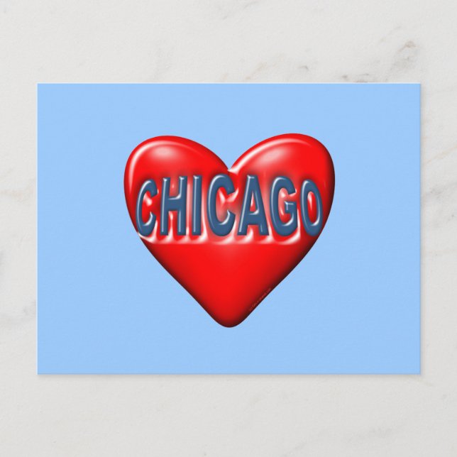 I Love Chicago Postcard (Front)