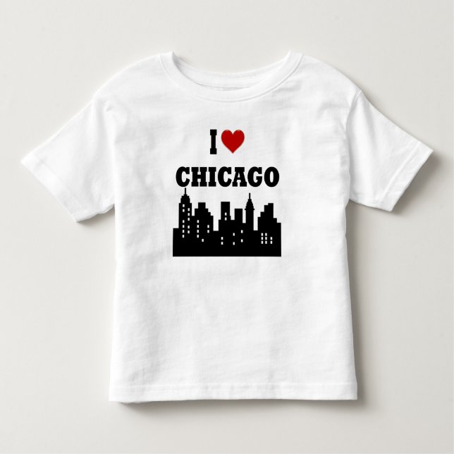 I Love Chicago Toddler T-Shirt (Front)