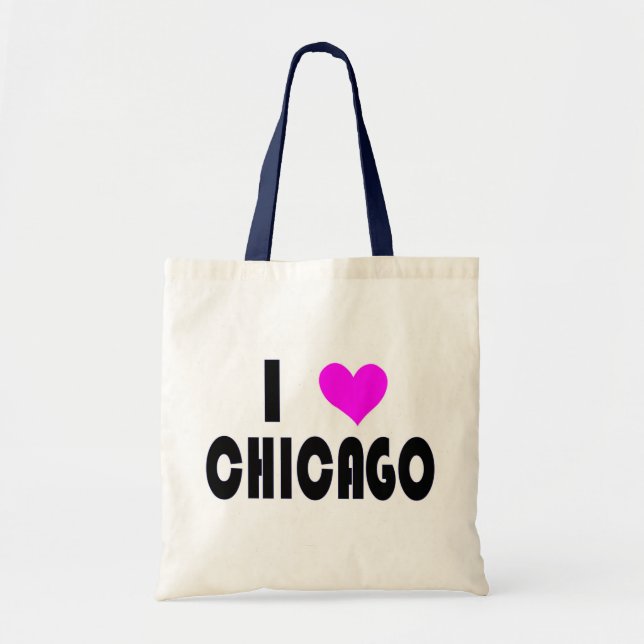 I Love Chicago Tote Bag (Front)