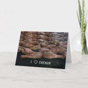 I Love Chicken! Card
