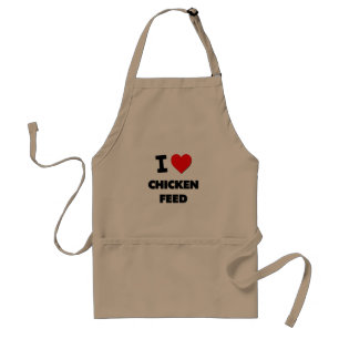 I love Chicken Feed Standard Apron