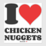 I LOVE CHICKEN NUGGETS<br><div class="desc">funny,  cool,  love,  heart,  gifts,  I love,  awesome,  geek,  nerd,  Christmas,  birthday,  humour</div>
