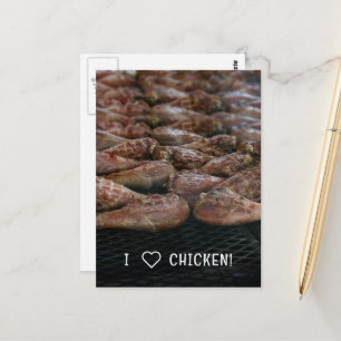 I Love Chicken! Postcard