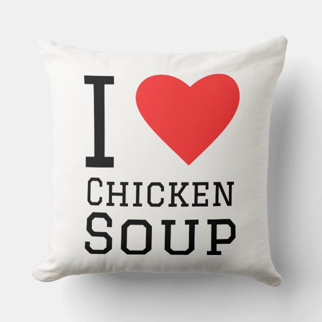 I love chicken soup cushion (Front)
