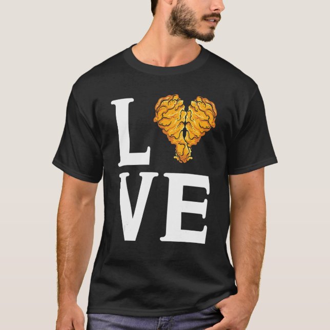 I Love Chicken Wings   Wings   T-Shirt (Front)