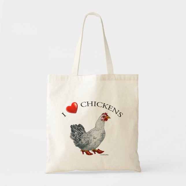 I Love Chickens Bag (Front)