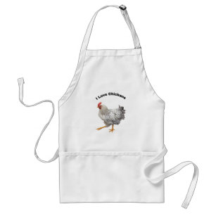 I Love Chickens. chickens, humour, funny Standard Apron