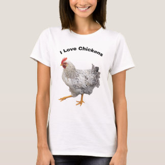 I Love Chickens. chickens, humour, funny T-Shirt