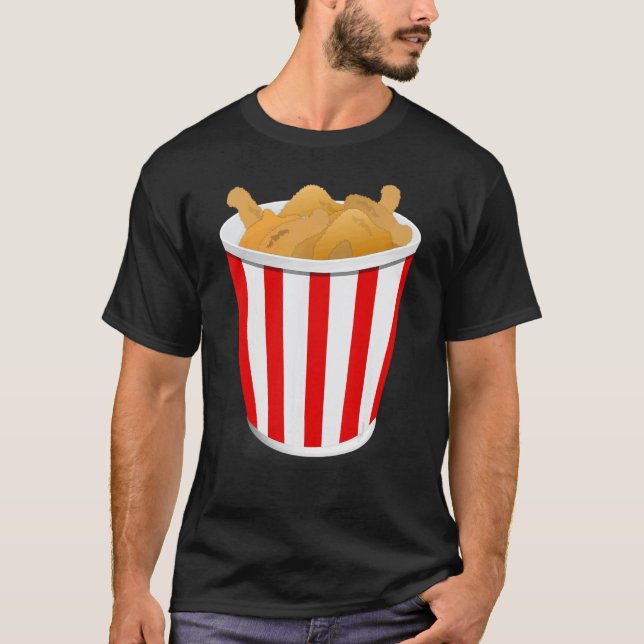 I Love Chickens Especially When Fried Fried Chicke T-Shirt (Front)
