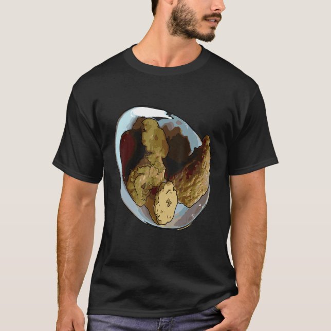 I Love Chickens Especially When Fried Fried Chicke T-Shirt (Front)